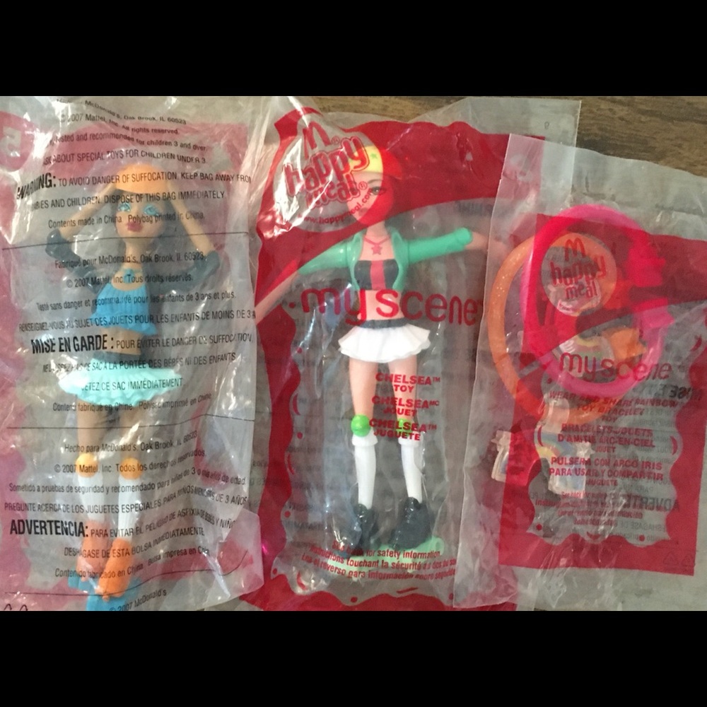 MCDONALDS MY SCENE 3 Chelsea 5 Madison 6 Bracelet